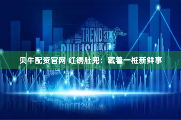 贝牛配资官网 红锈肚兜：藏着一桩新鲜事